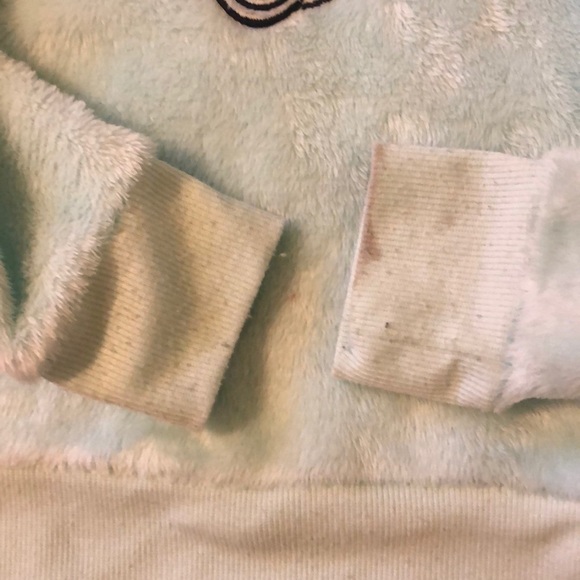 Girls Minnie Mouse Sherpa Hooded Sweatshirt - Picture 3 of 5